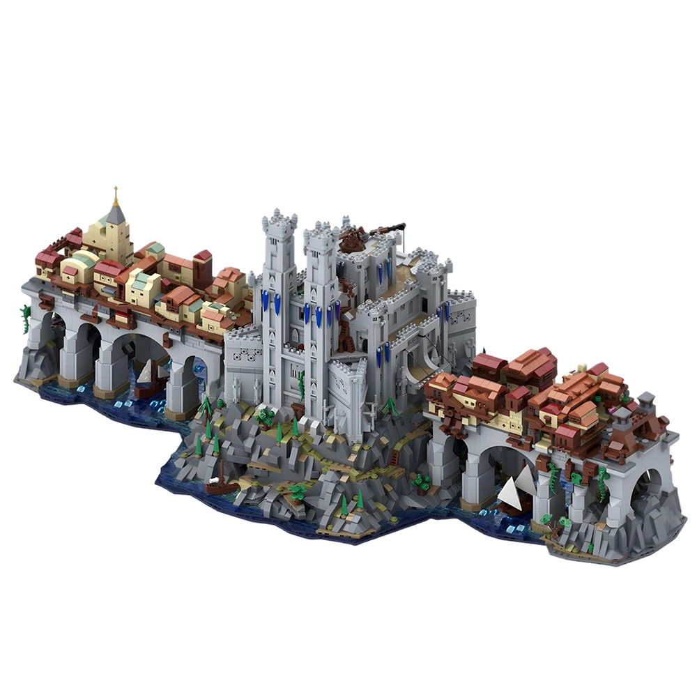 Board Game Jumanji - Gobricks MOC-167279 Wyrm's Crossing Tuğla Modeli