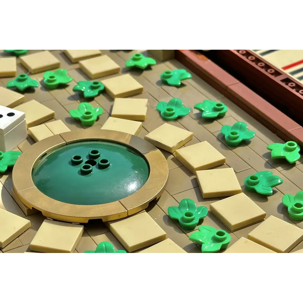 Board Game Jumanji - MOC Jumanji Masa Oyunu Tuğlaları Manyetik