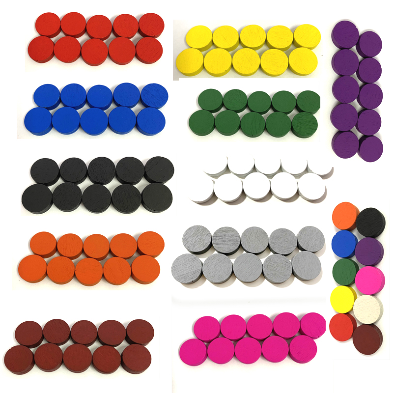 50 adet 15*5 MM 11 Renk Ahşap  - Board Game Dixit incelemesi ve fiyatı