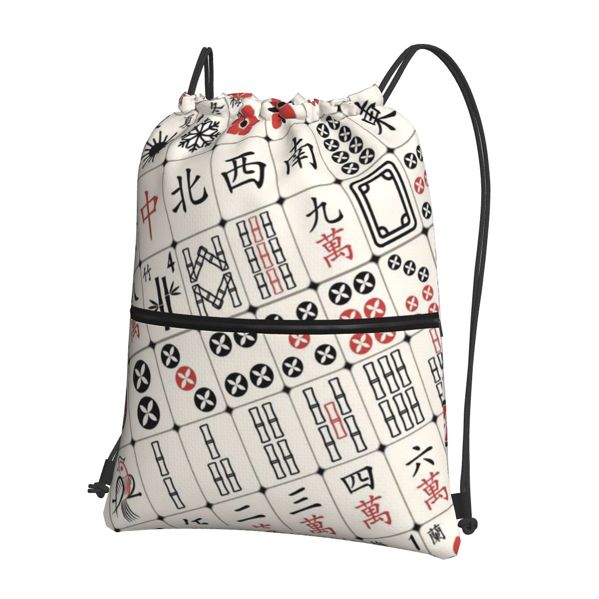 Mahjong Karo Desenli Sırt Çant - Tile Bag Drawstring incelemesi ve fiyatı